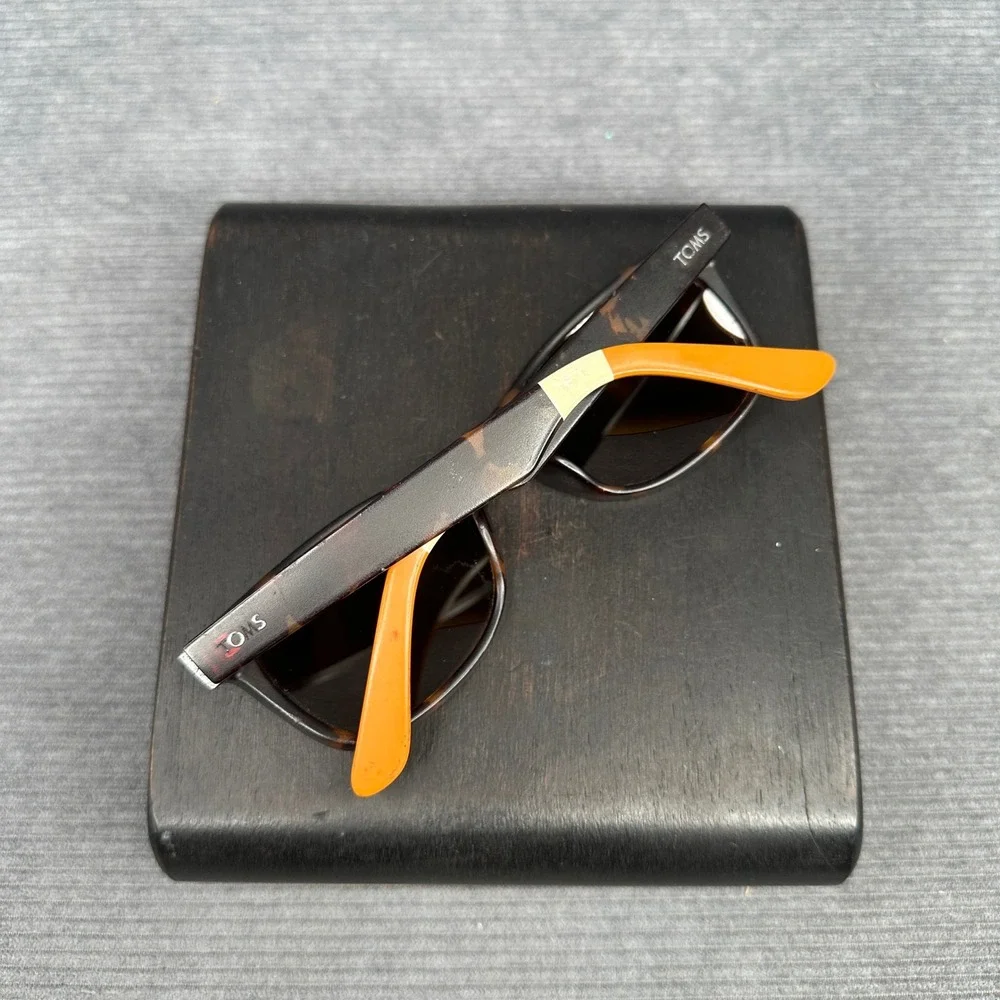 TOMS Beachmaster Tortoise Polarized y2k Sunglasses S001U-007-04P Brown Lens vtg